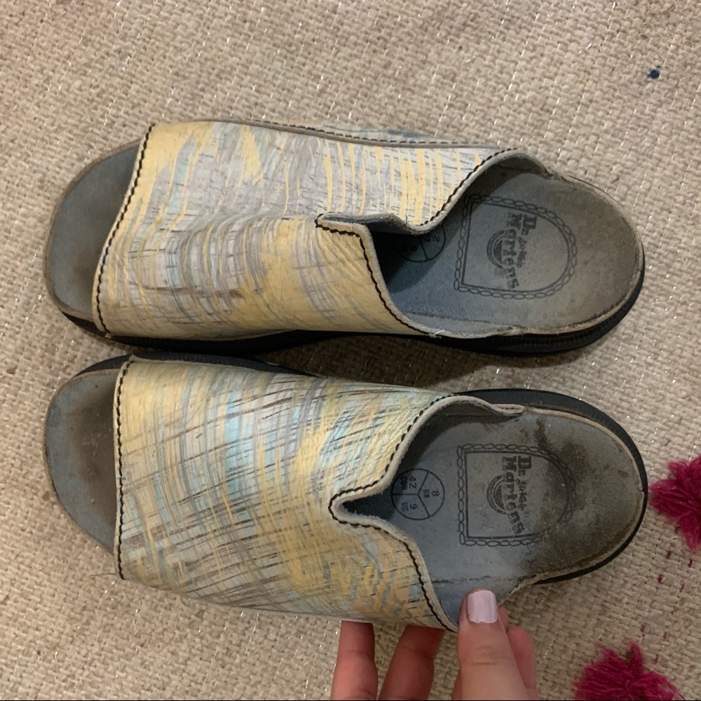 dr. martens | platform slide sandals sz 9 - Picture 10 of 14